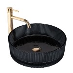 REA - Umývadlo na dosku Ingrid Black REA-U6800