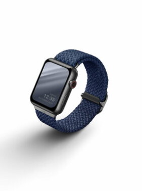 Uniq Aspen Braided remienok pre Apple Watch 44 amp; 42mm - OXFORD BLUE (modrá) (8886463676424)