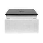 Kúpeľňová skrinka so žulovou doskou SAT Evolution 58x30x44, 8 cm biela mat SATEVO60WMZ SATEVO60WMZ