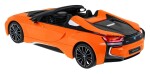 RASTAR Auto na diaľkové ovládanie R / C BMW I8 Roadster Rastar 1:12 oranžové