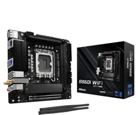 ASRock B860I WiFi / B860 / LGA 1851 / 2x DDR5 / PCIEx 16 / 2.5 GLAN / Wi-Fi / mini-ITX (90-MXBQQ-A0UAYZ)