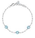 Morellato Dámsky strieborný náramok s kubickými zirkónmi Tesori SAIW291