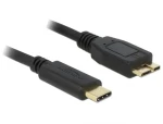 Delock USB kábel USB USB USB 3.1 USB Micro-B čierna 83677