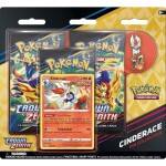 Pokémon TCG: Sword and Shield 12.5 Pin Collection Cinderace