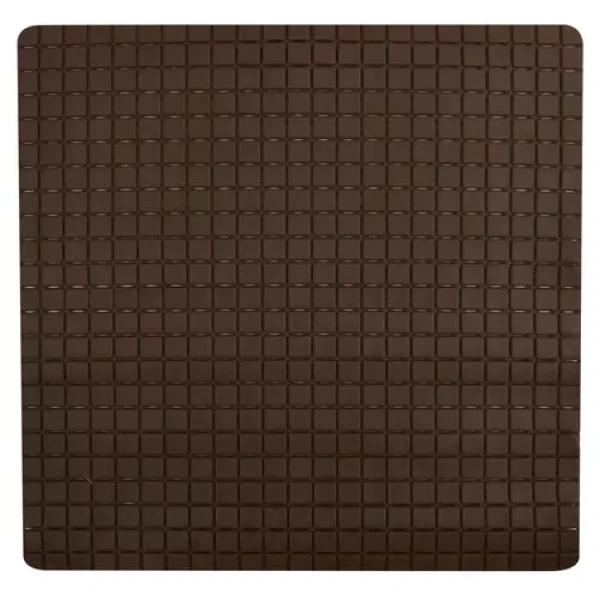 MSV Protišmyková podložka do sprchy QUADRO Premium hnedá / SBS kaučuk / 54 x 54 cm