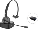 Conceptronic Headset Wireless Bluetooth mit Ladestation sw