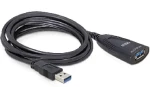 DeLock predlžovací kábel USB 3.0 A samec - samica 5 m/s aktívnym zosilnením (83089)
