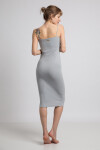 LaLupa Dress LA062 Light Grey