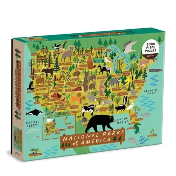 Galison Puzzle Národné parky Ameriky 1000 dielikov
