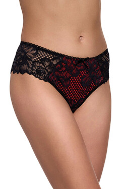 Dámske nohavičky 202 black/red - GABIDAR černá XL