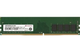 Transcend 8GB (1x8GB) 2666MHz / U-DIMM / DDR4 / CL19 / 1.2V / 1Rx8 (JM2666HLB-8G)