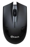 C-tech WLM-08 čierna / Bezdrôtová myš / 1200DPI / 3 tlačidlá / USB nano receiver (WLM-08)