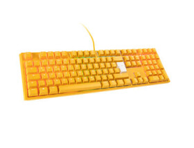 Ducky One 3 Yellow MX-Brown žltá / Herná klávesnica / podsvietená / mechanická / drôtová (USB) / DE (DKON2108ST-BDEPDYDYYYC1)