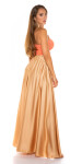 Sexy Satin-Look Maxi Skirt Einheitsgroesse