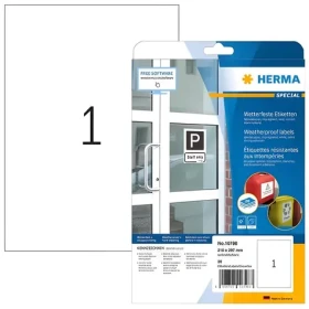 Herma Etikety Outdoor biela / Etikety / vodeodolné / 210x297 mm / 20 ks (10798)