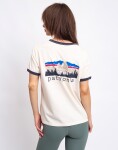 Patagonia W's Fitz Roy Foothills Ringer Tee Undyed Natural S