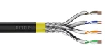 Digitus Cat7a S/FTP / Inštalačný kábel / vonkajší, zemný / 100 m / AWG 22/1 / čierny (DK-1743-A-VH-1-OD)