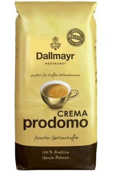 Dallmayr Prodomo Crema 1 kg / Zrnková káva / 100% Arabica (4008167055105)