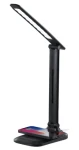Immax LUMI LED stolná lampička čierna / Qi nabíjanie / 7W / 300lm / 12V / 2A / stmievateľná (09106L)