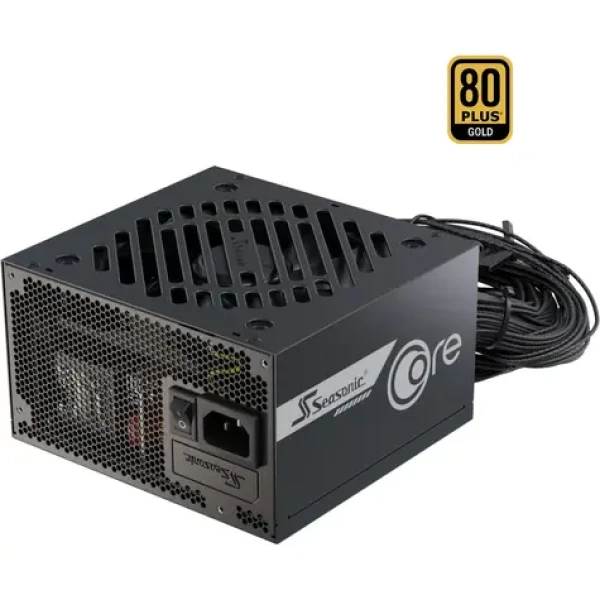 Seasonic CORE GC-850 ATX 3.1 čierna / PC výkonný zdroj / 1x 12-pin GPU / 3x PCIe / 850 W / 120 mm (SRP-CGC851-A5A32SF)