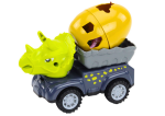 Mamido Auto dinosaurus s vajcom a prívesom Figúrky sada 4 ks