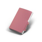 Kožená mini peňaženka Mondraghi Saffiano Pink