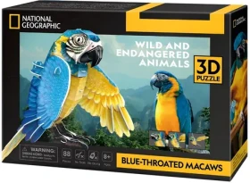 CubicFun 3D puzzle Papagáj ara