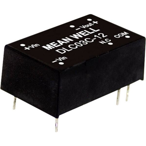 MEAN WELL DLC03A-12 DC / DC menič napätia, modul 125 mA 3 W Počet výstupov: 2 x; DLC03A-12