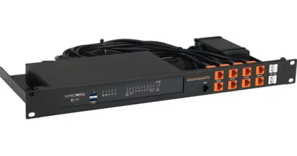 Rackmount.IT RM-SW-T12 čierna / Montážna sada do racku / pre SonicWall TZ570, TZ570W, TZ670 / 1U (RM-SW-T12)