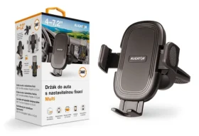 Aligator Držiak do auta s nastaviteľnou fixáciou HA20 Multi do ventilačnej mriežky / univerzálny (HA20)