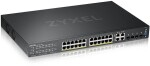 ZyXEL Zyxel GS2220-28HP - Switch - managed - 24 x 10/100/1000 (PoE+) + 4 x Kombi-Gigabit-SFP - an Rack montierbar - PoE+ (375 W)