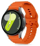 Tech-Protect Silicone Sport oranžová / Remienok / pre Samsung Galaxy Watch 4/5/5 Pro/6/7/FE / Silikónový