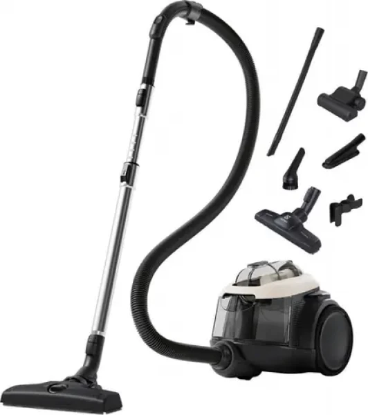 Electrolux EL61H4SW čierna, biela / Bezvreckový vysávač / 700 W / 74 dB / kábel 9 m / rádius 12 m (900 258 547)