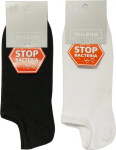 Pánske mini ponožky STOP bacteria 0538 - Milena 45-47 černá