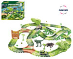 Mamido Mamido Dinosauria dráha s autíčkami a dinosaurami 240 dielikov MT1282