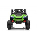 Mamido Mamido Elektrické autíčko Buggy UTV KCK 4x4 zelené 24V | 800W | 50 kg | EVA | LED | 2,4 Ghz | ECO koža