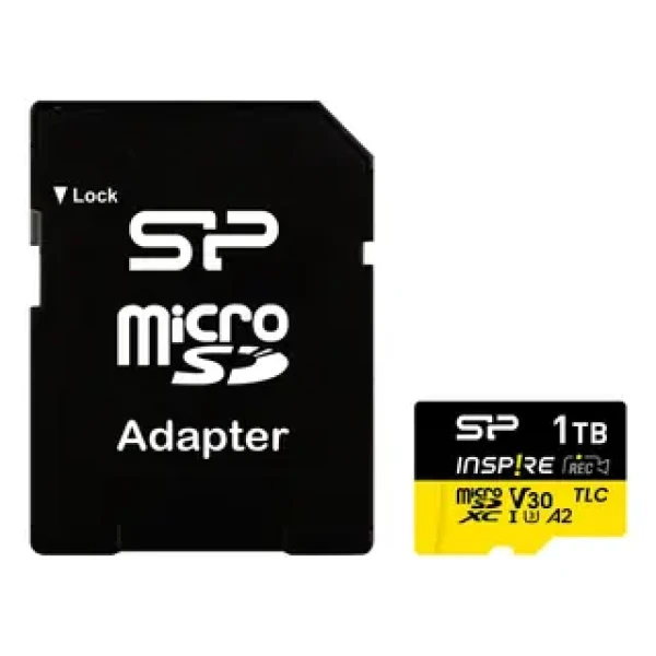 Silicon Power Inspire 1TB / Pamäťová karta microSDXC / 170/160 MB/s / U3 / V30 / A2 (SP001TBSTXLA2V1NSP)