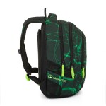 Školský batoh Bagmaster Digital 22 B Gray/Green
