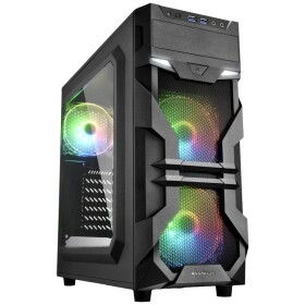 Sharkoon VG7-W RGB čierna / ATX / 2x USB 3.0 / 3x 120 mm / priehľadná bočnica / Bez zdroja (4044951026869)