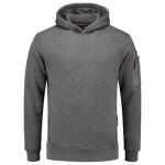 Premium Mikina s kapucňou pánska stone melange 3XL