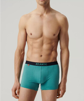Boxerky Atlantic 5SMH-004/25 A'5 S-2XL zeleno-zeleno-modrá XXL