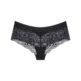 Dámske body Make-Up Illusion Lace Shorty - Triumph černá (0004) 0042