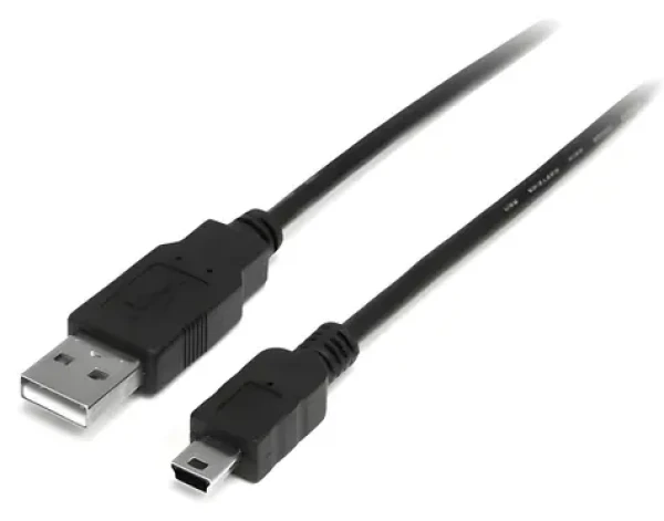 StarTech USB-A - Mini USB 0,5 m čierna / Kábel USB / 2.0 (USB2HABM50CM)