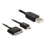 Delock kábel USB 2.0 gt; IPhone + USB micro B (82706)