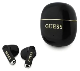 Guess Gold Line Glossy Classic Logo TWS čierna / Bezdrôtové slúchadlá / Do uší (57983130964)