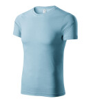 Maľované tričko unisex sky blue XL