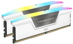 Corsair Vengeance RGB 64GB (2x32GB) 5600MHz biela / DDR5 / PC5-44800 / CL40-40-40-77 / 1.25V (CMH64GX5M2B5600C40W)