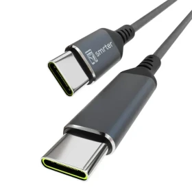 Smrter SPEEDY 100 čierna / Dátový a nabíjací kábel / USB-C - USB-C / 100 cm / PD 100W (SMRTER_SPEEDY100_M_AT)