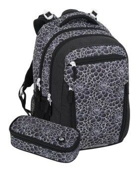 Školský set Bagmaster PORTO 25 A Set Black/white