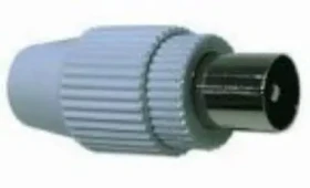 PremiumCord TV antenný konektor IEC priamy-M, 75 Ohm (8592220007393)